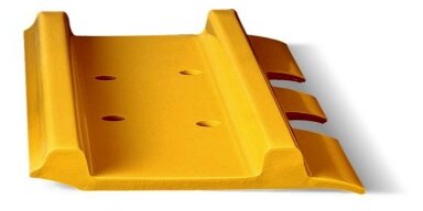 Track pads, track links, and other undercarriage components