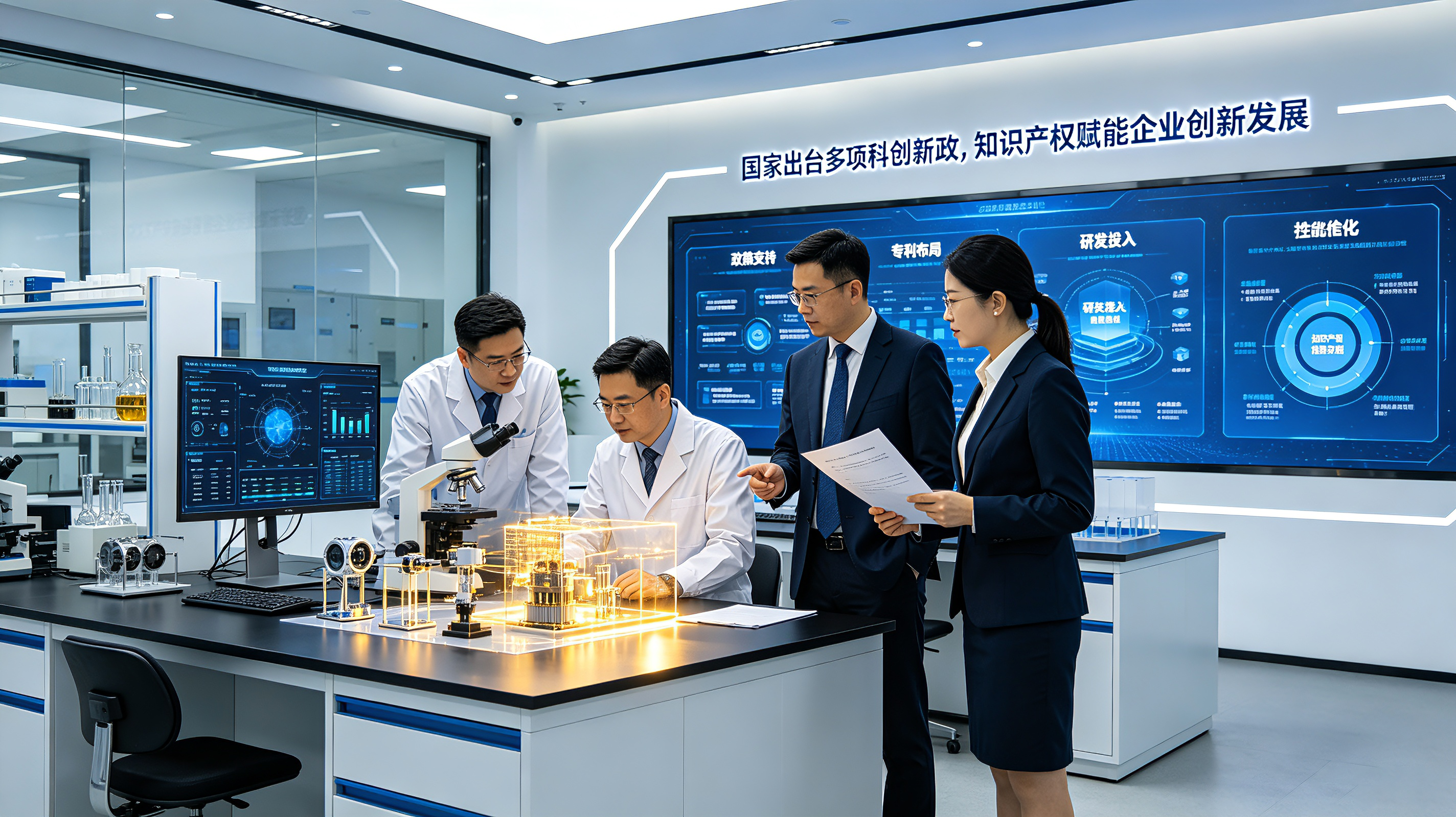 国家出台多项科创新政,知识产权赋能企业创新发展 - 聚搜专利资讯配图