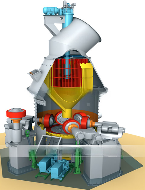 Medium-speed coal mill