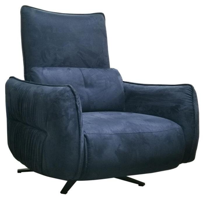 Navy Blue Swivel Armchair