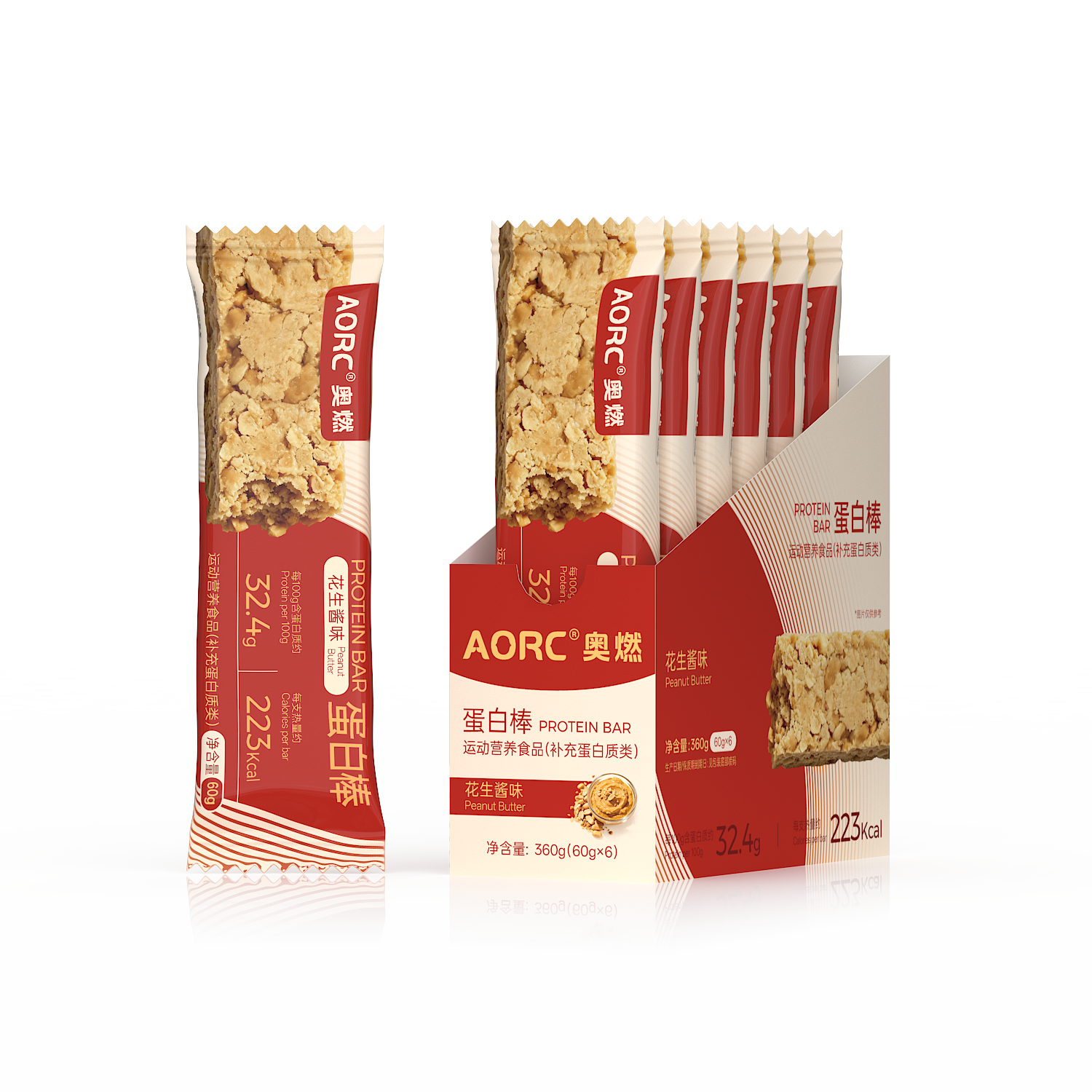 Protein Bar - Peanut Butter Flavor (6 count)