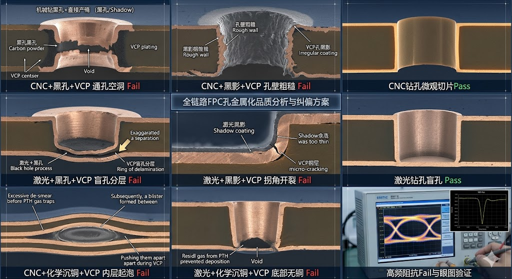 Cracking the Core of HDI: A Complete Path Analysis of 6 Major FPC Via Metallization Defects and a Guide to Premium Selection