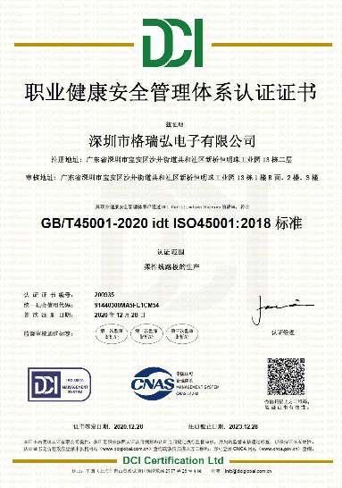 ISO45001 Occupational Health