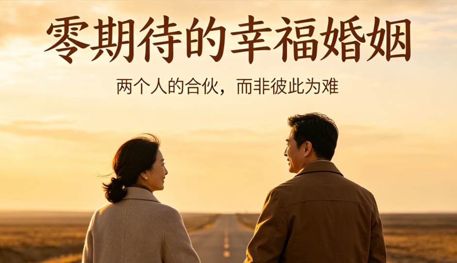 最好的婚姻:不是零吵架,而是零期待