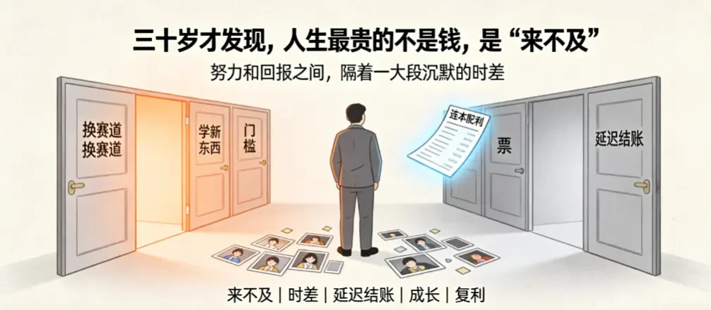 三十岁才发现，人生最贵的不是钱，是“来不及” - 爱方得推荐阅读