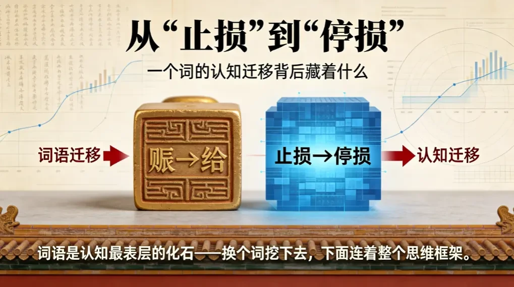 对照分析:从“止损”到“停损”——一个词的认知迁移背后藏着什么 - 爱方得