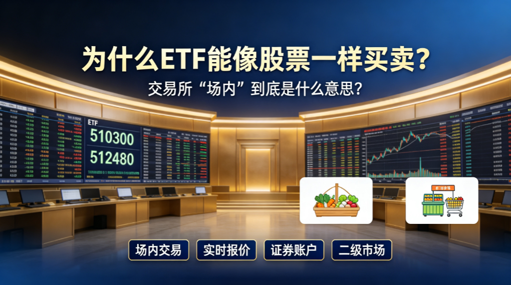 为什么ETF能像股票一样买卖？交易所“场内”是什么意思？ - 爱方得推荐阅读