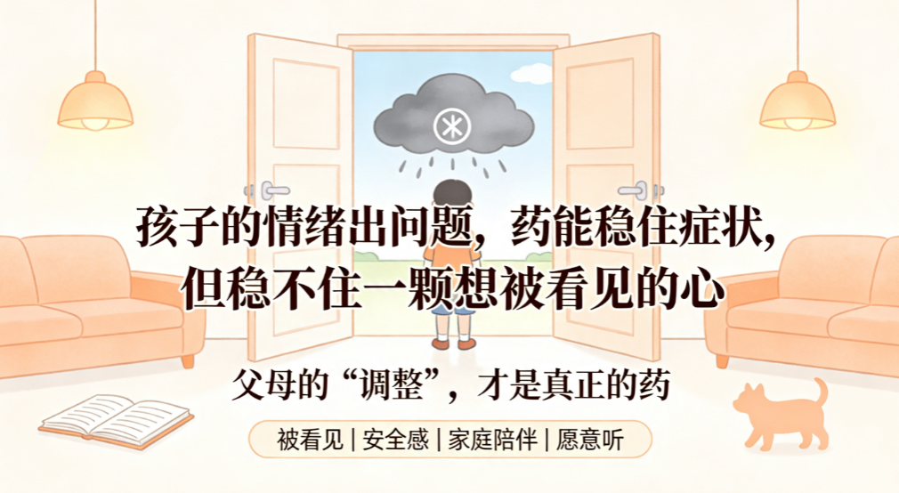 孩子的情绪出问题,药能稳住症状,但稳不住一颗想被看见的心 - 爱方得