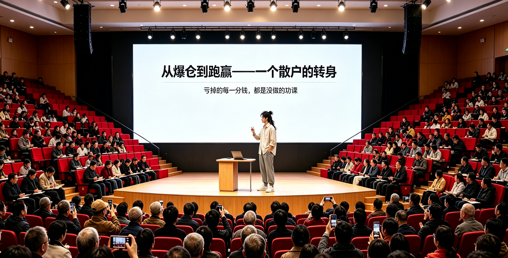 李白在君途杯的演讲：从爆仓到跑赢——亏掉的每一分钱，都是没做的功课 | 8-3