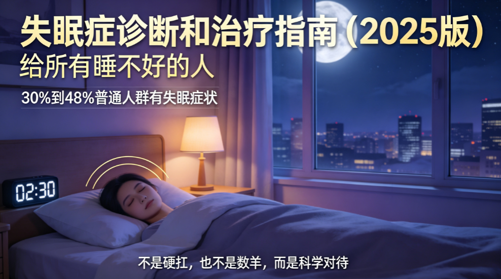 失眠症诊断和治疗指南：给所有睡不好的人 - 爱方得资讯