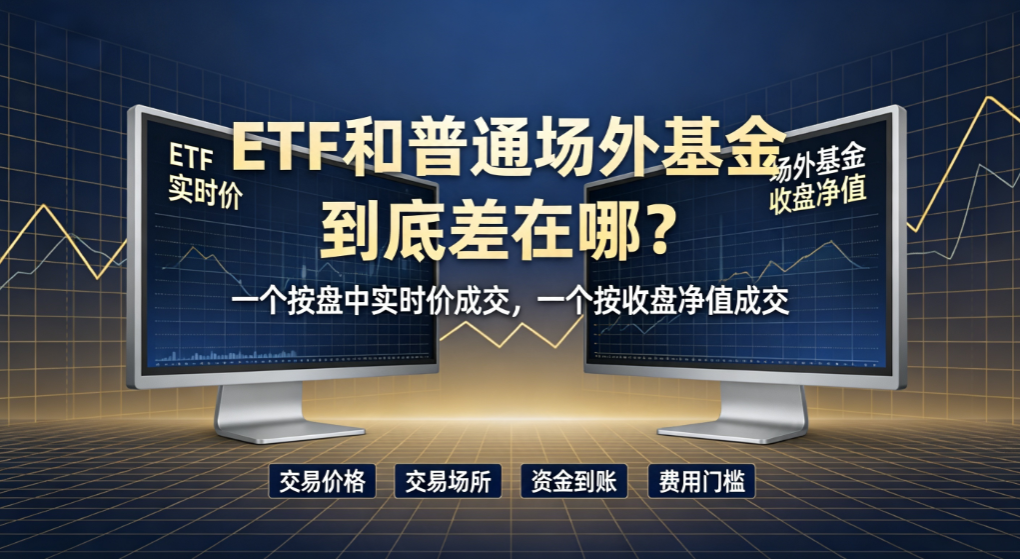ETF和普通场外基金，到底差在哪？ - 爱方得推荐阅读