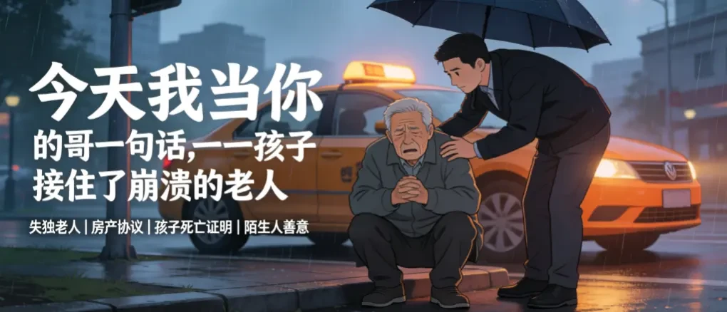 “今天我当你一天孩子”：的哥一句话，接住了崩溃的老人 - 爱方得
