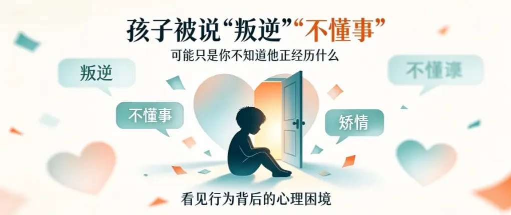 孩子被说“叛逆”“不懂事”，可能只是你不知道他正经历什么 - 爱方得