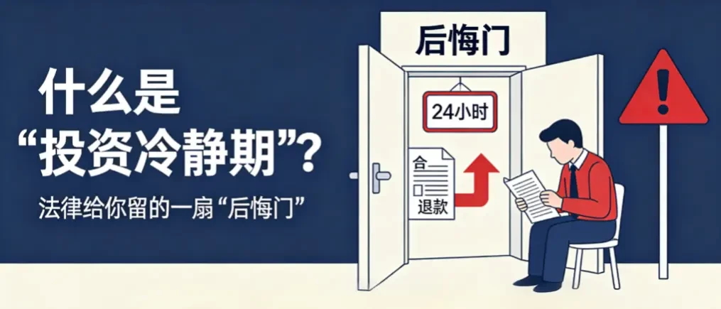 什么是“投资冷静期”？哪些场景适用？——正经买卖不怕你多想一天 - 爱方得