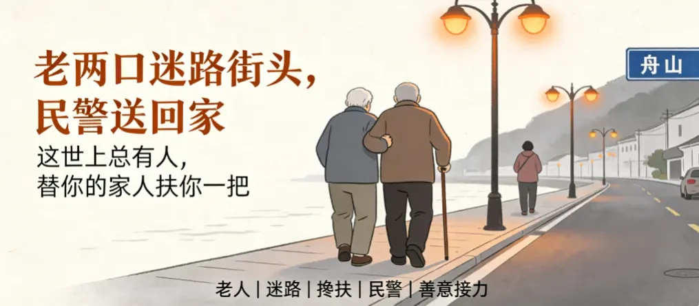 老两口迷路街头，民警送回家：这世上总有人，替你的家人扶你一把 - 爱方得推荐阅读