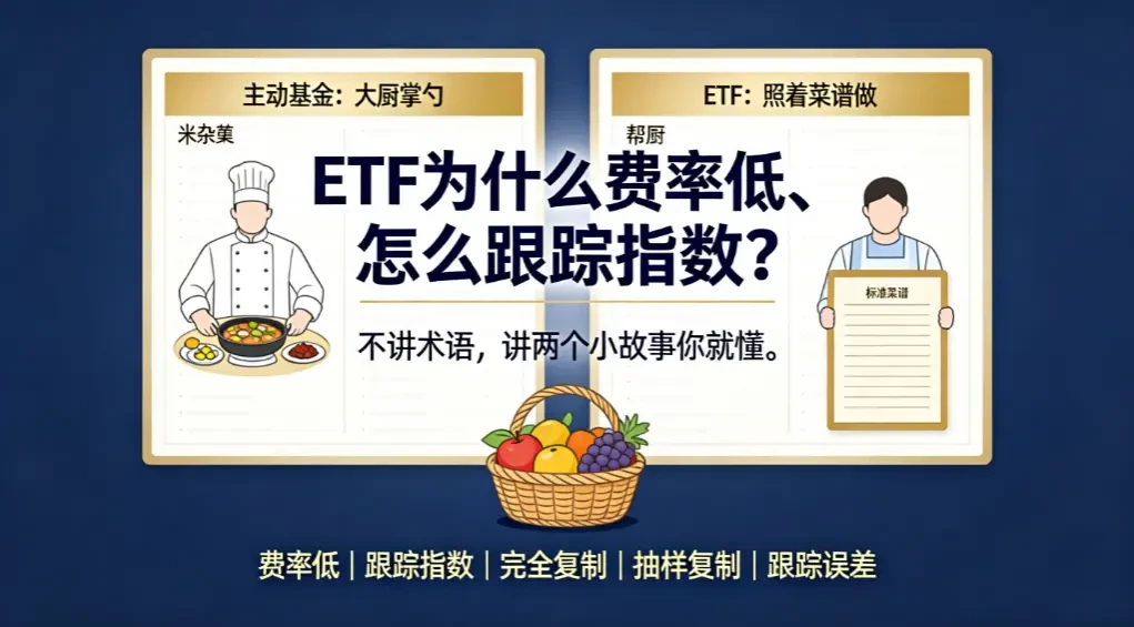 ETF为什么费率低、怎么跟踪指数？讲两个小故事你就懂了 - 爱方得推荐阅读