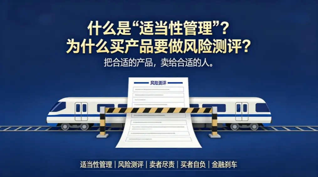 什么是“适当性管理”?为什么买产品要做风险测评? - 爱方得