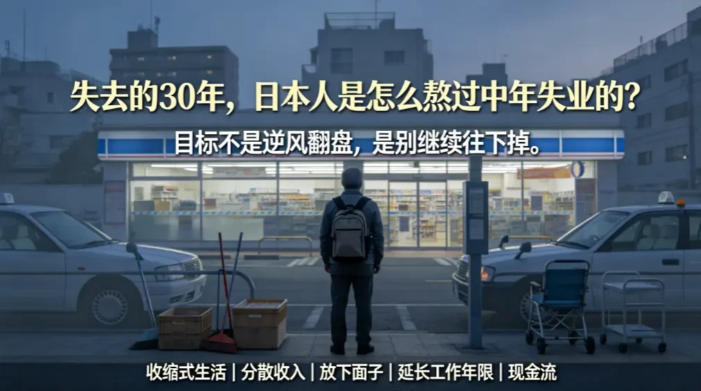 失去的30年,日本人是怎么熬过中年失业的?——能撑住,就是最大的胜利 - 爱方得