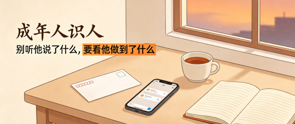 凡事有交代,件件有回音,才是成年人最好的吸引力 - 爱方得