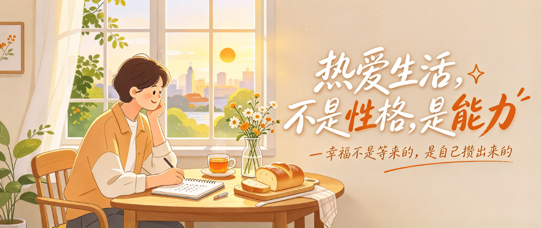 热爱生活,不是性格,是能力 - 爱方得