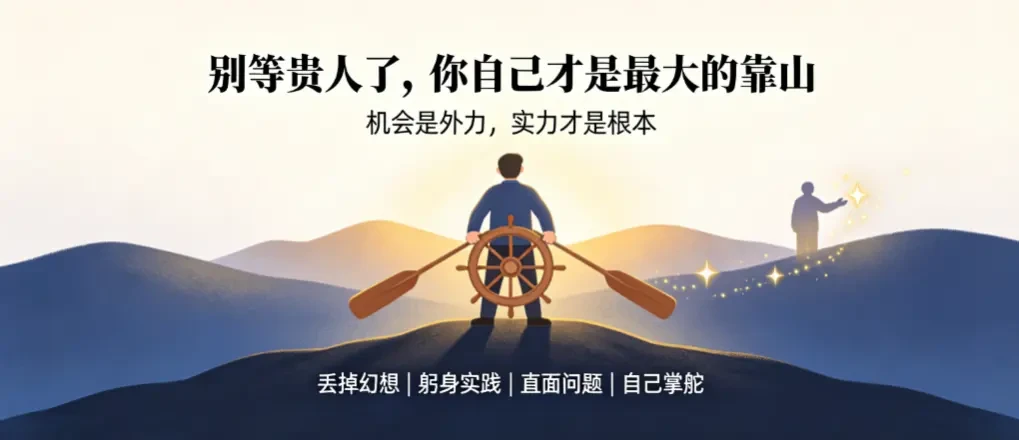 别等贵人了,你自己才是最大的靠山——当你自己立住了,你就是自己的山 - 爱方得