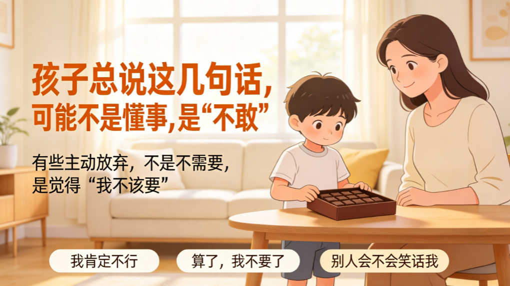 孩子总说这几句话，可能不是懂事，是“不敢” - 爱方得资讯
