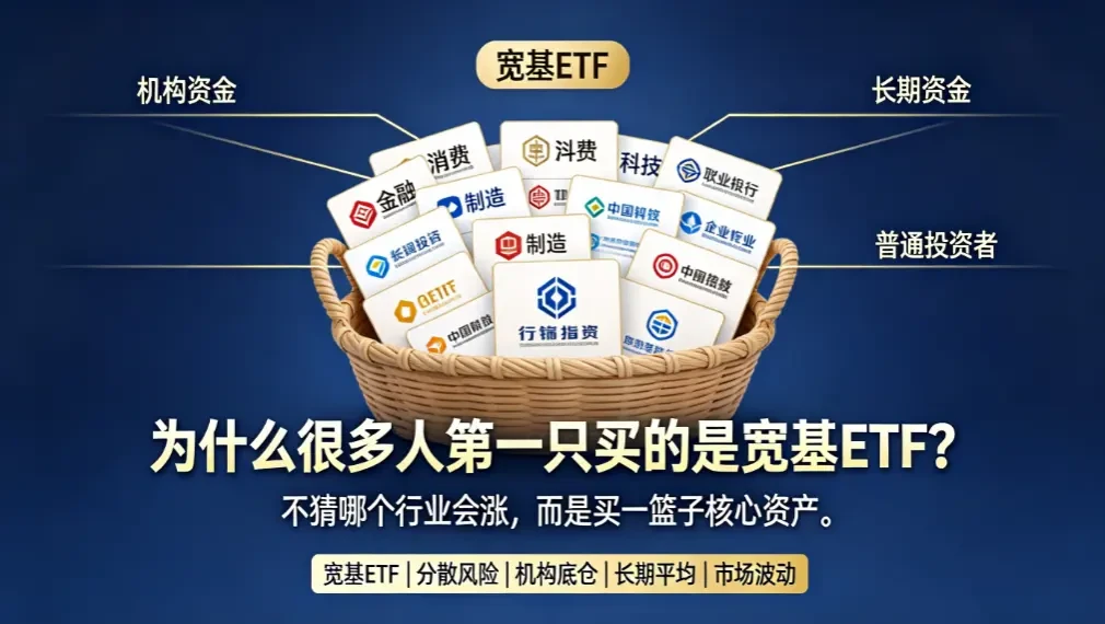 为什么很多人第一只买的是宽基ETF？讲四个普通人能懂的理由 - 爱方得推荐阅读