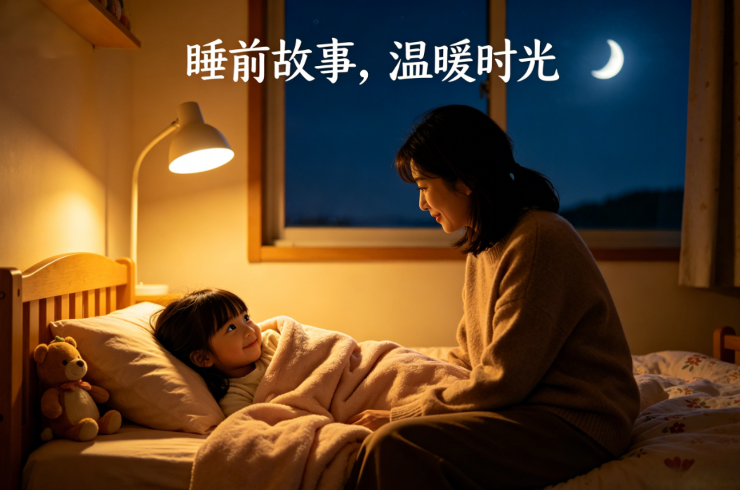 睡前和孩子聊点轻松话题,比说一万句“我爱你”都管用