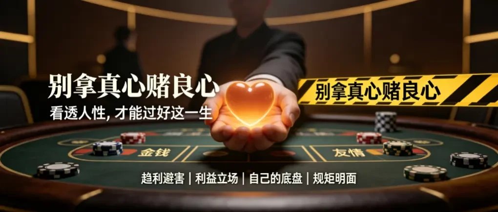 别拿真心赌良心：看透人性，才能过好这一生 - 爱方得