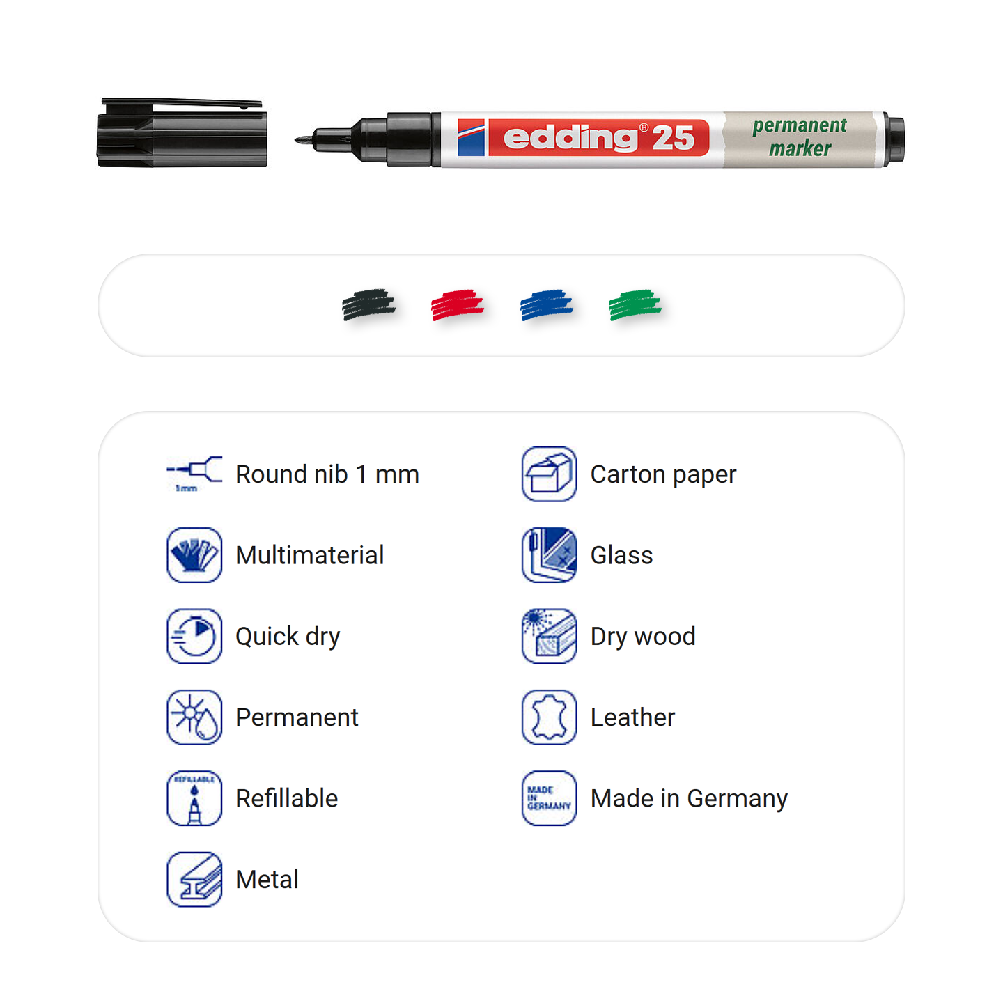 edding 25 permanent marker