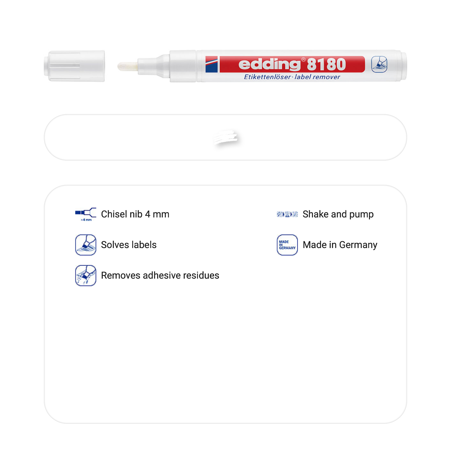 edding 8180 label removal marker