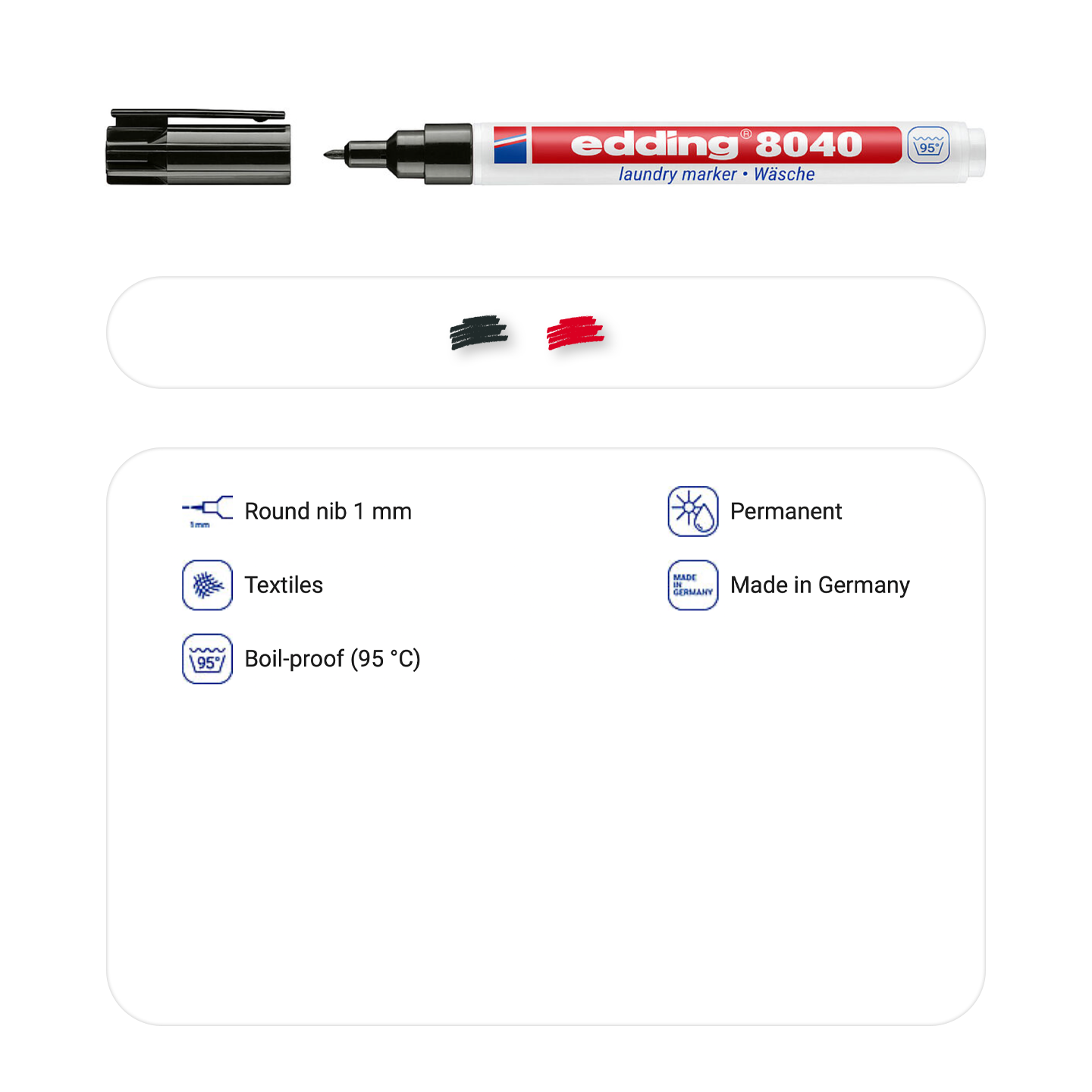 edding 8040 laundry marker