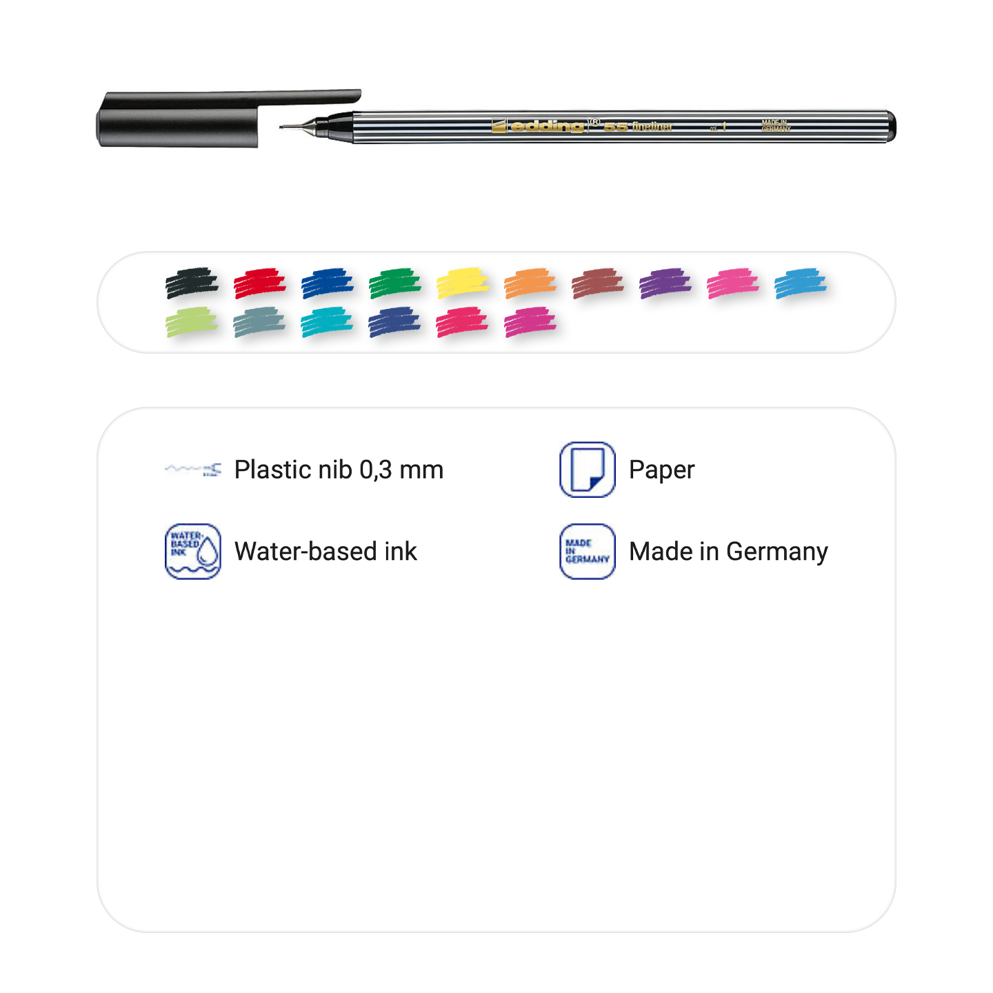 edding 55 fineliner 
