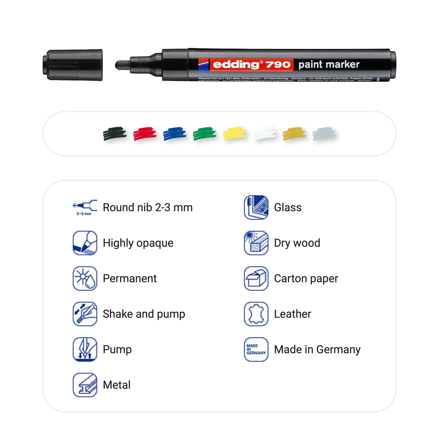 edding 790 paint marker