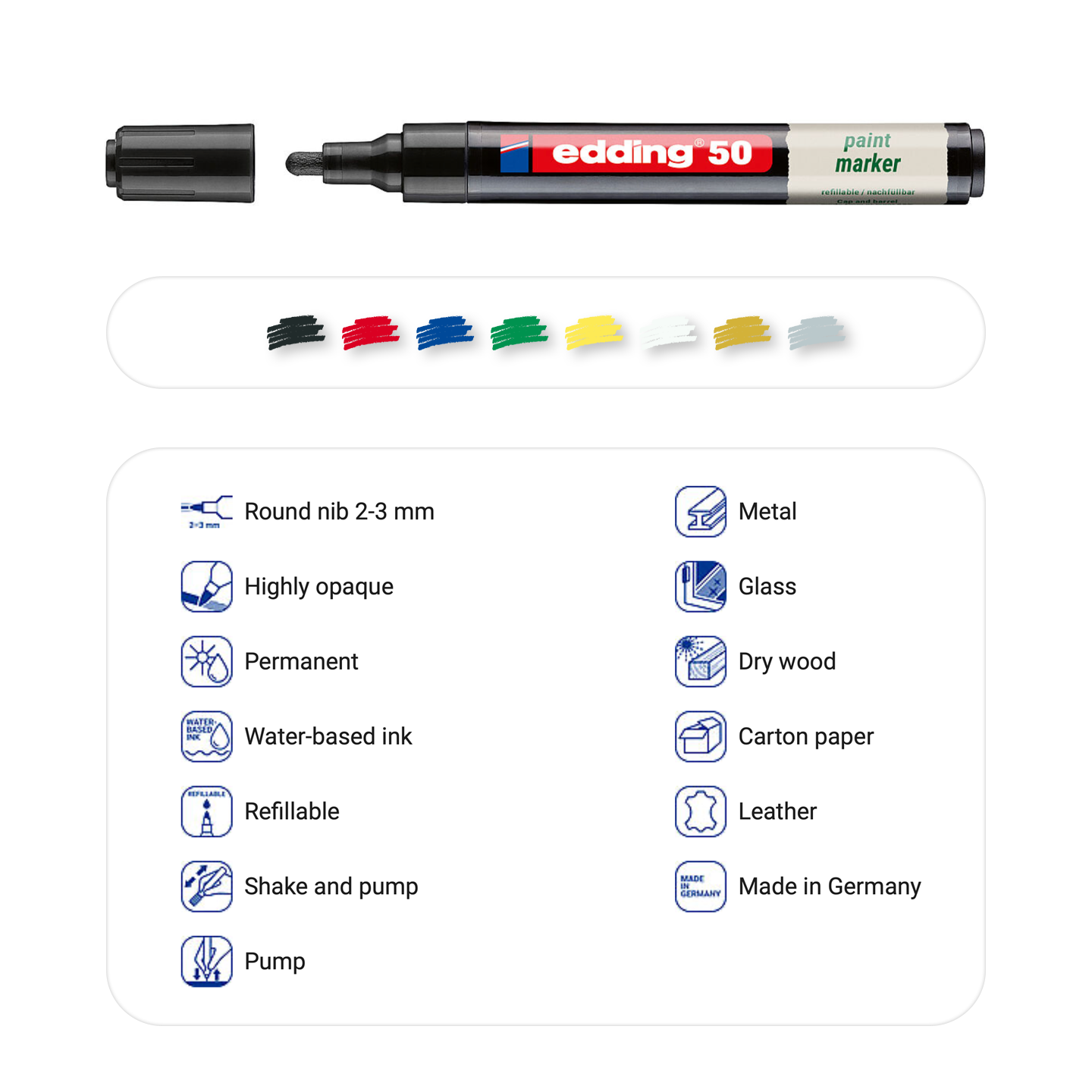 edding 50 paint marker