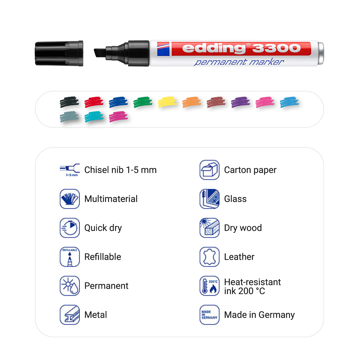 edding 3300 permanent marker 