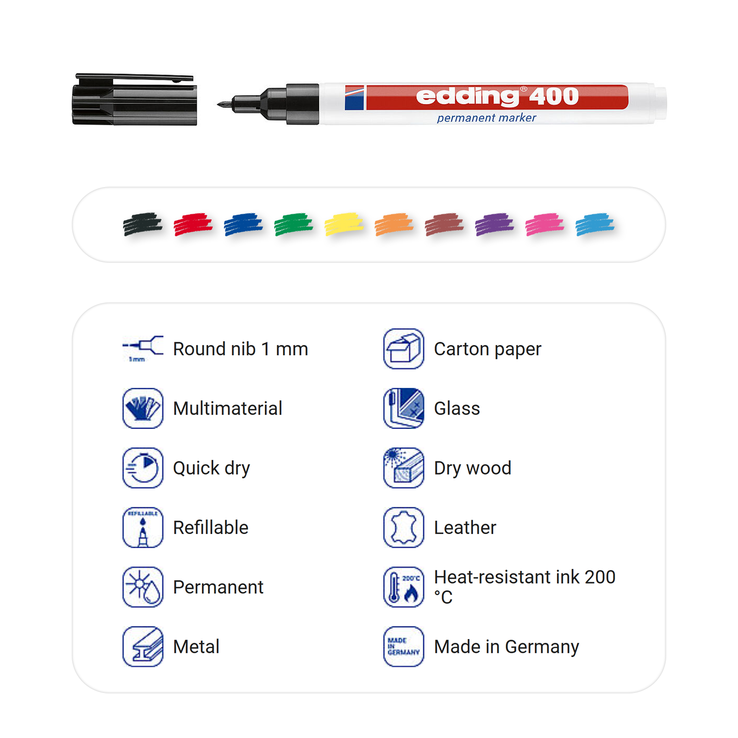 edding 400 permanent marker