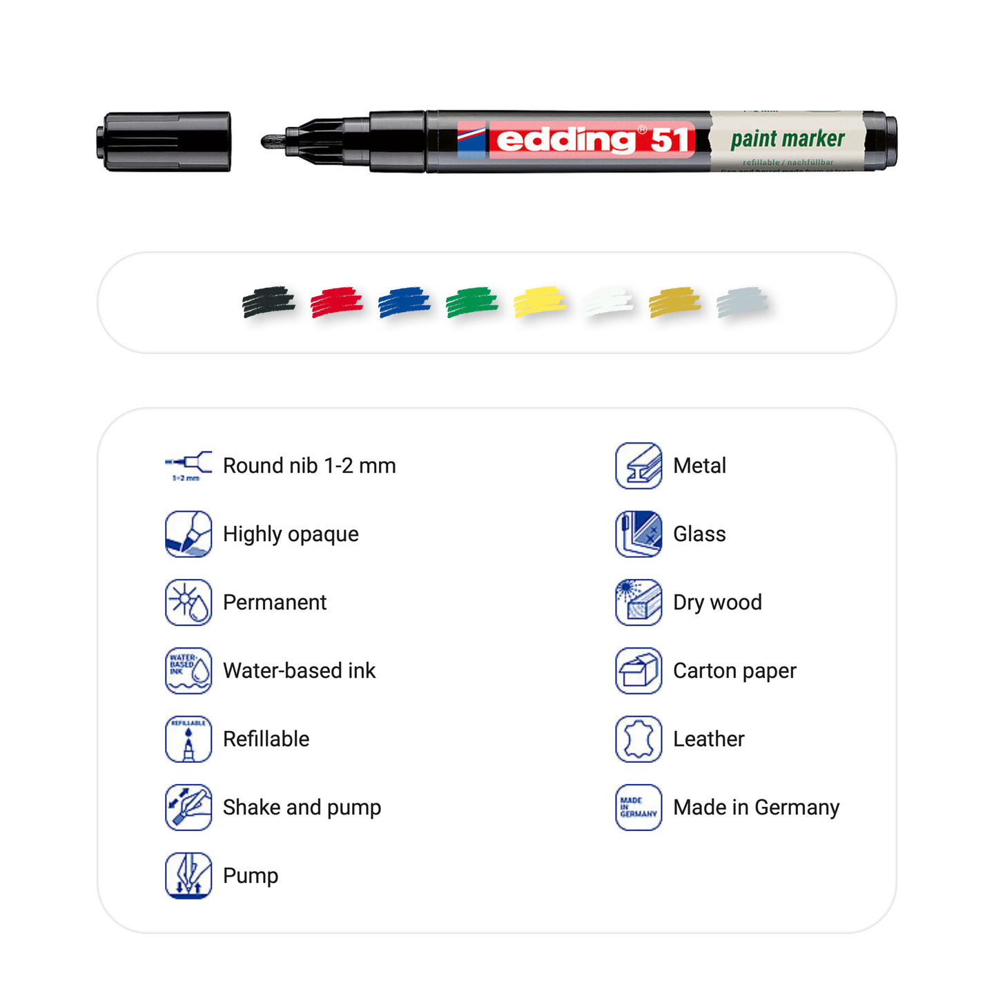 edding 51 paint marker 