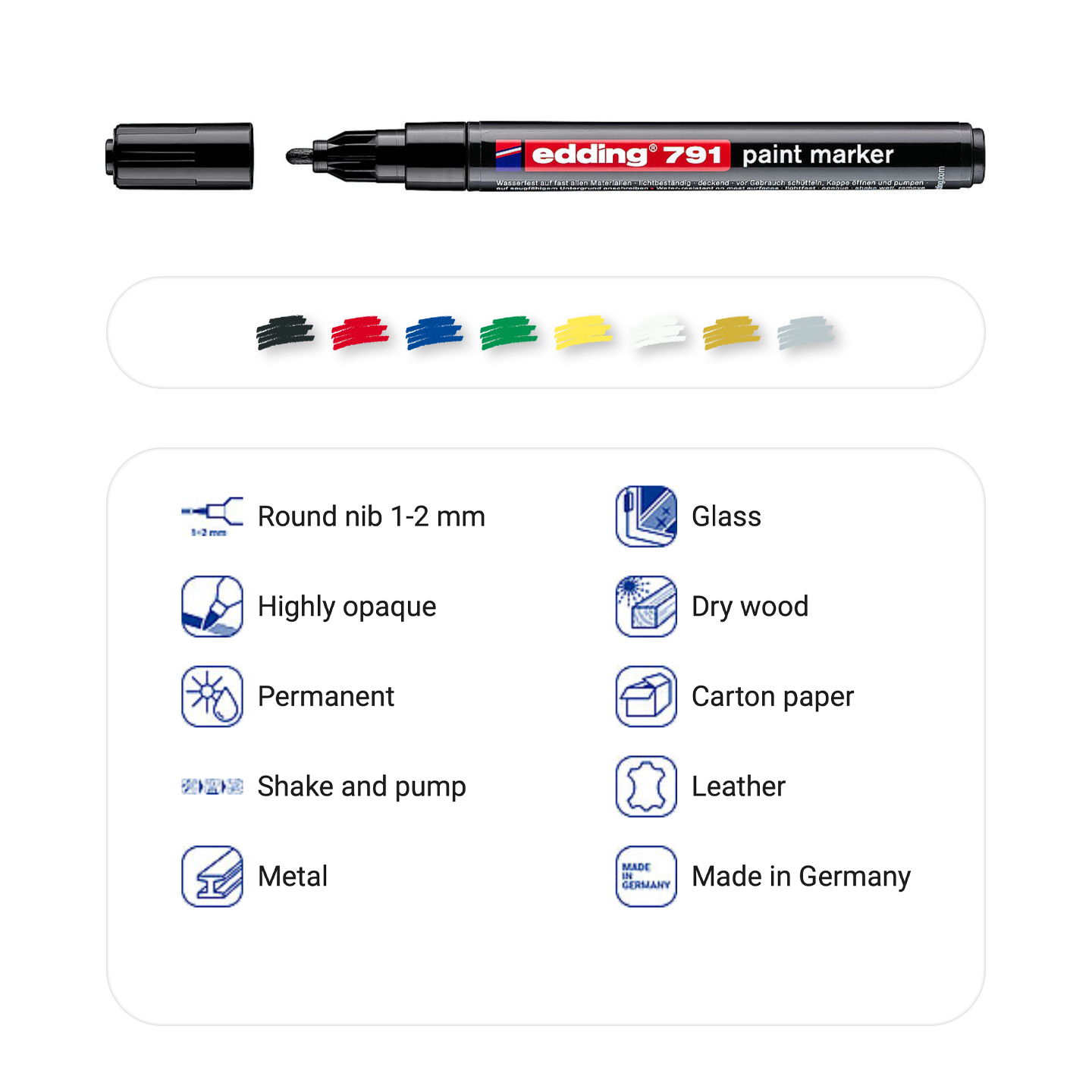 edding 791 paint marker