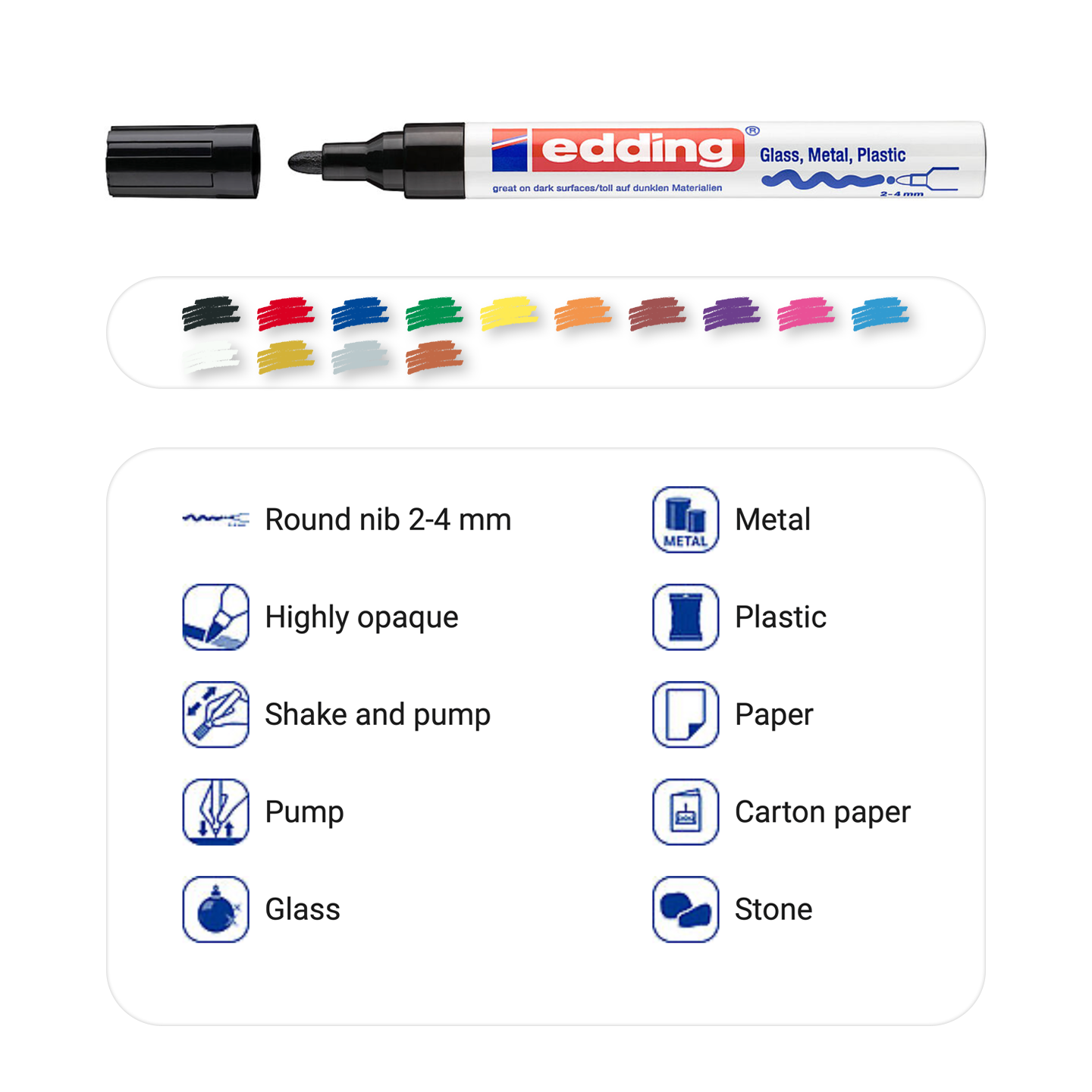 edding 750 gloss paint marker