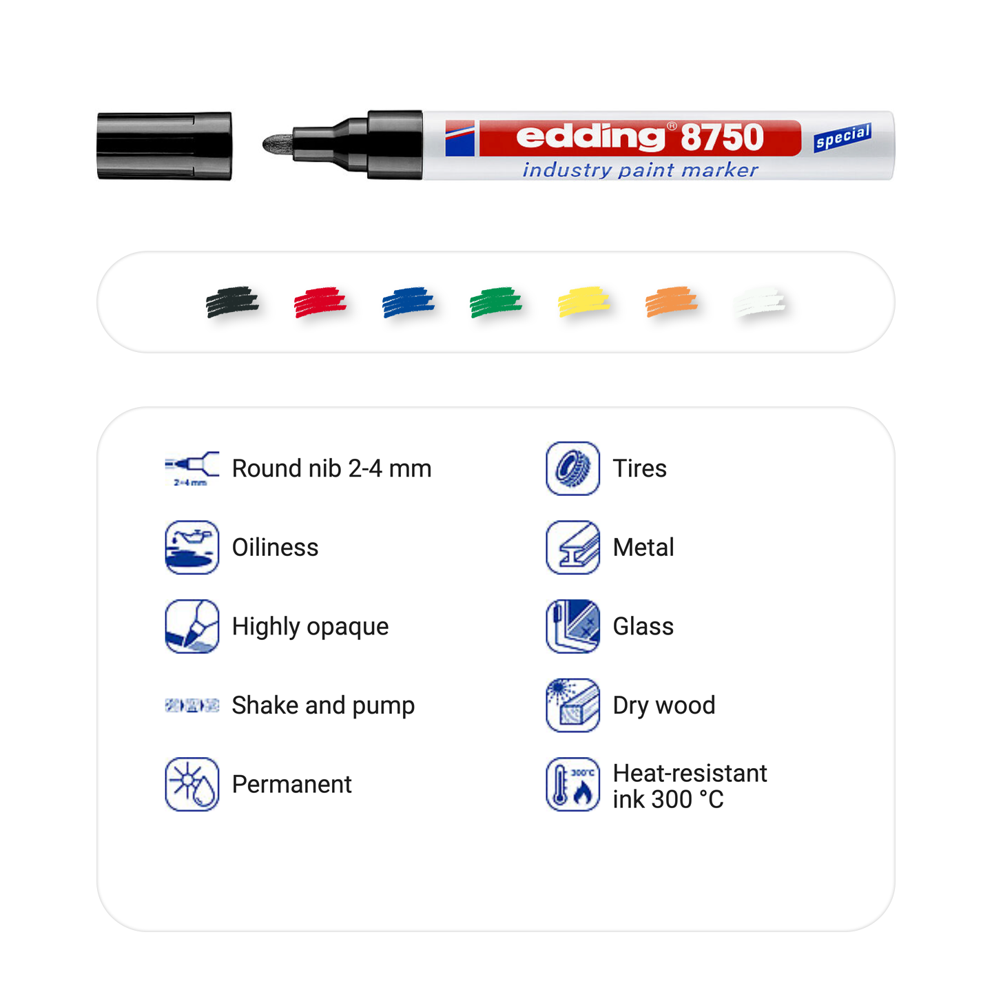 edding 8750 industry paint marker