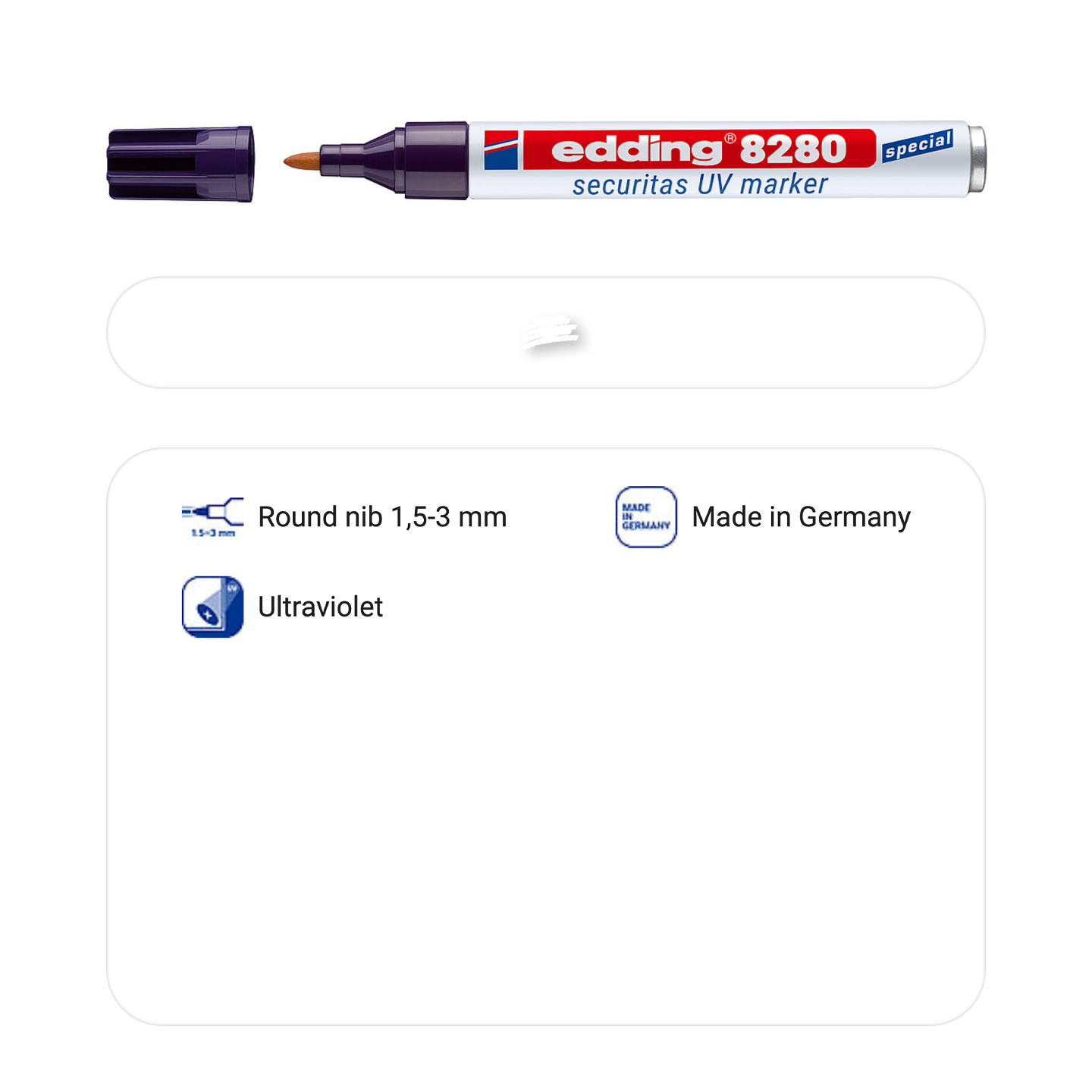edding 8280 securitas uv marker