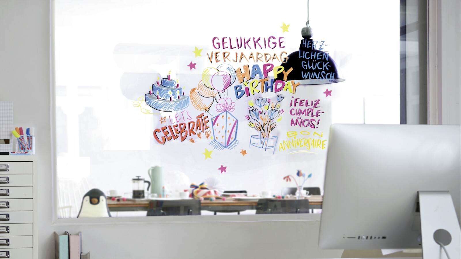 Glass markers
