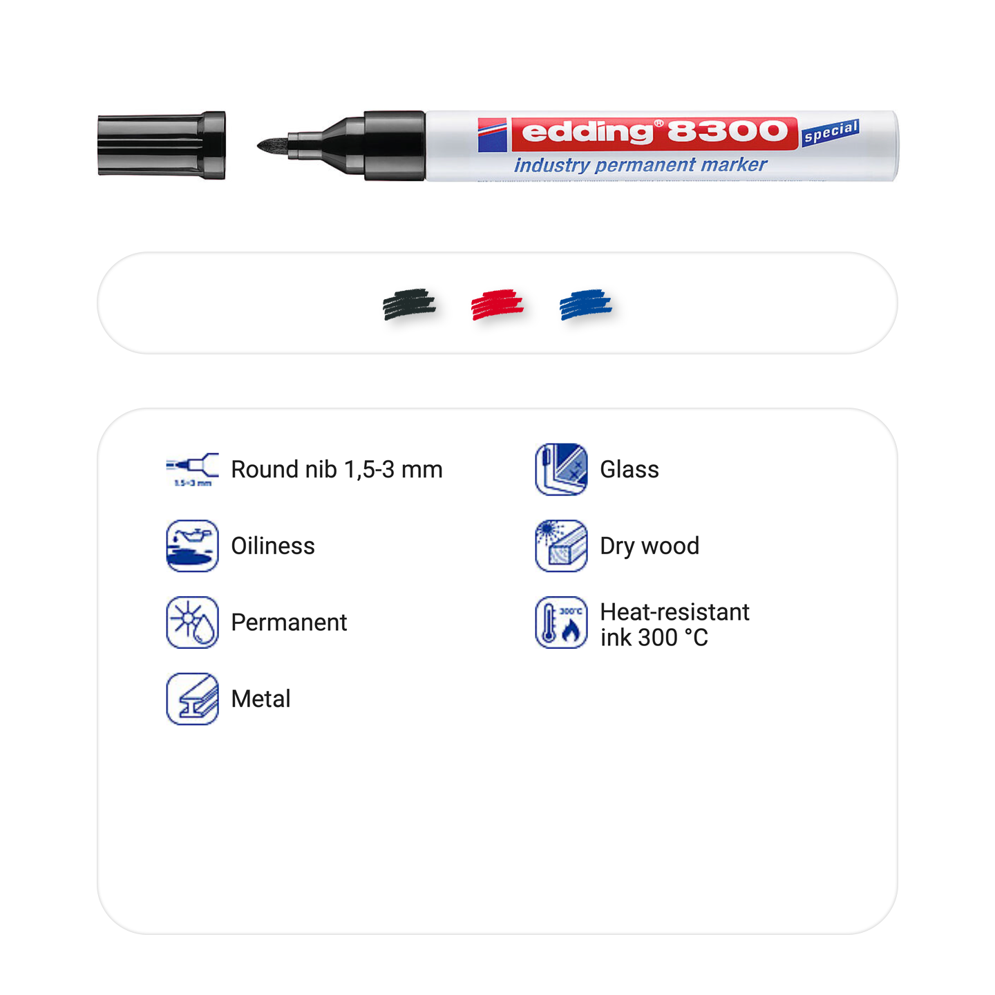 edding 8300 industry permanent marker