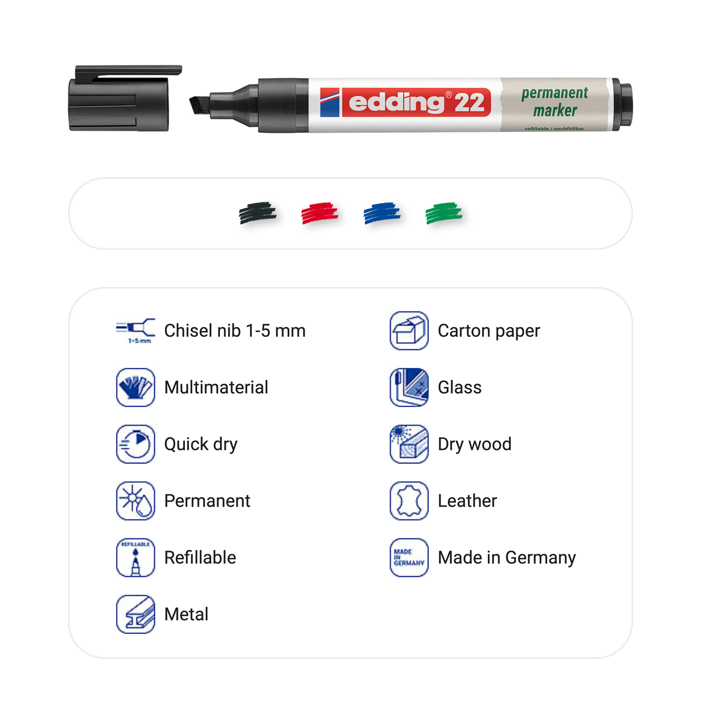 edding 22 permanent marker