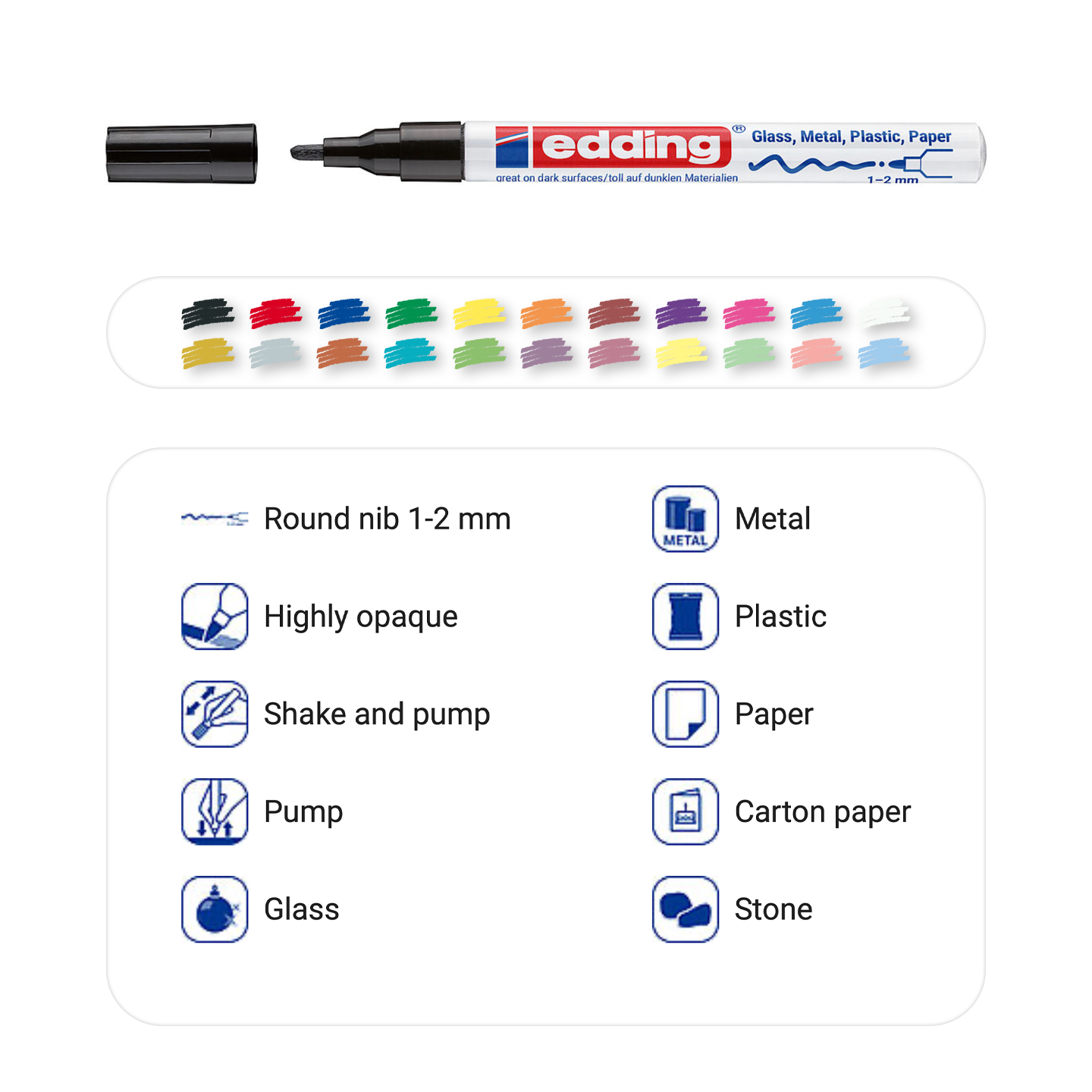 edding 751 gloss paint marker