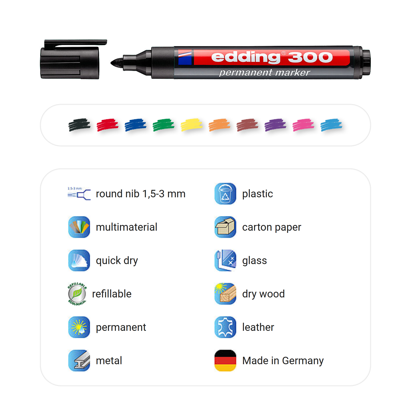 edding 300 permanent marker