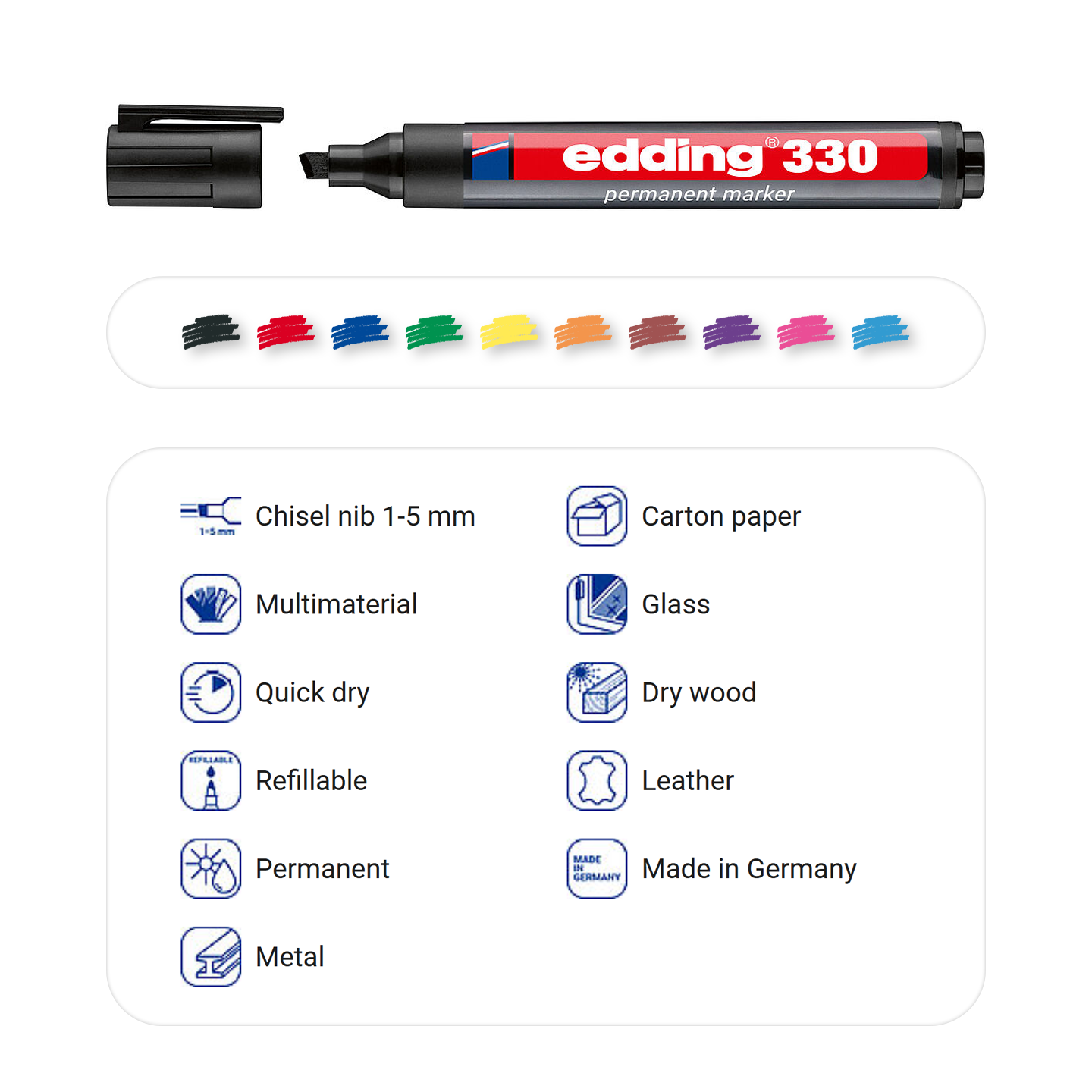 edding 330 permanent marker