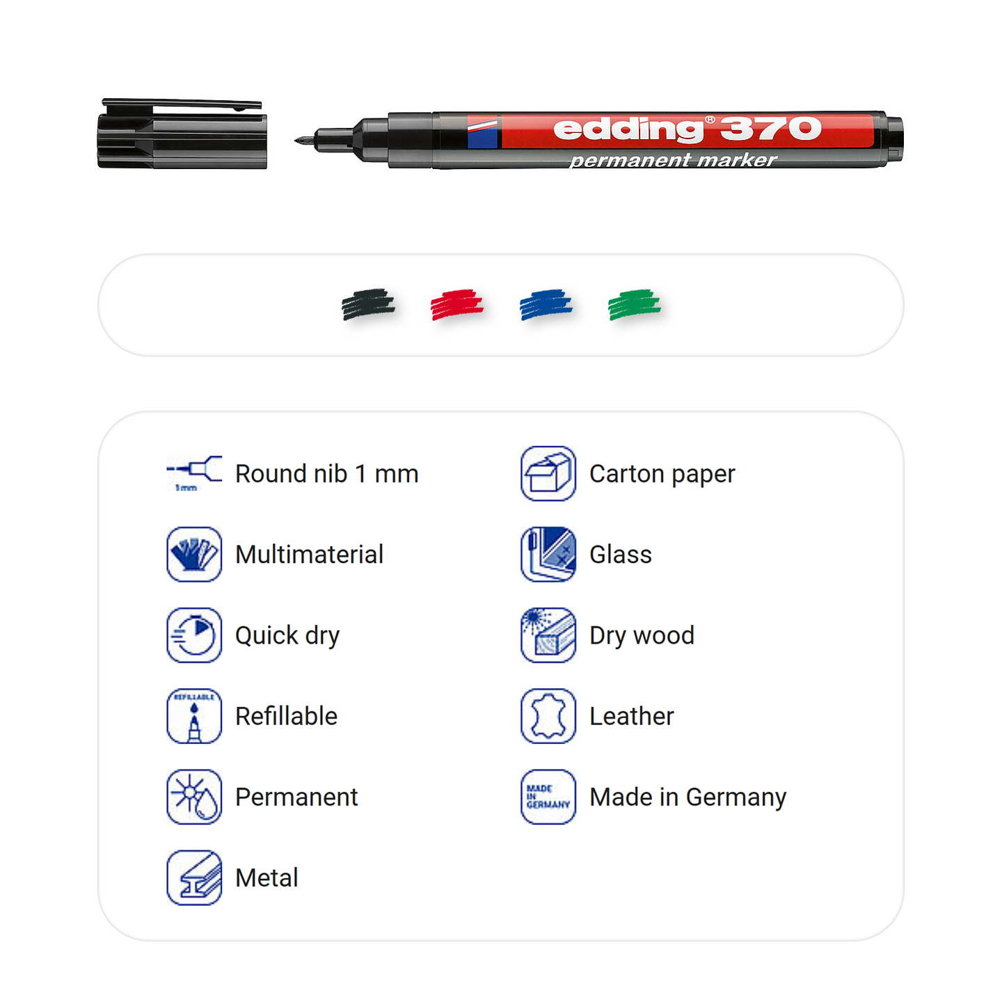 edding 370 permanent marker 