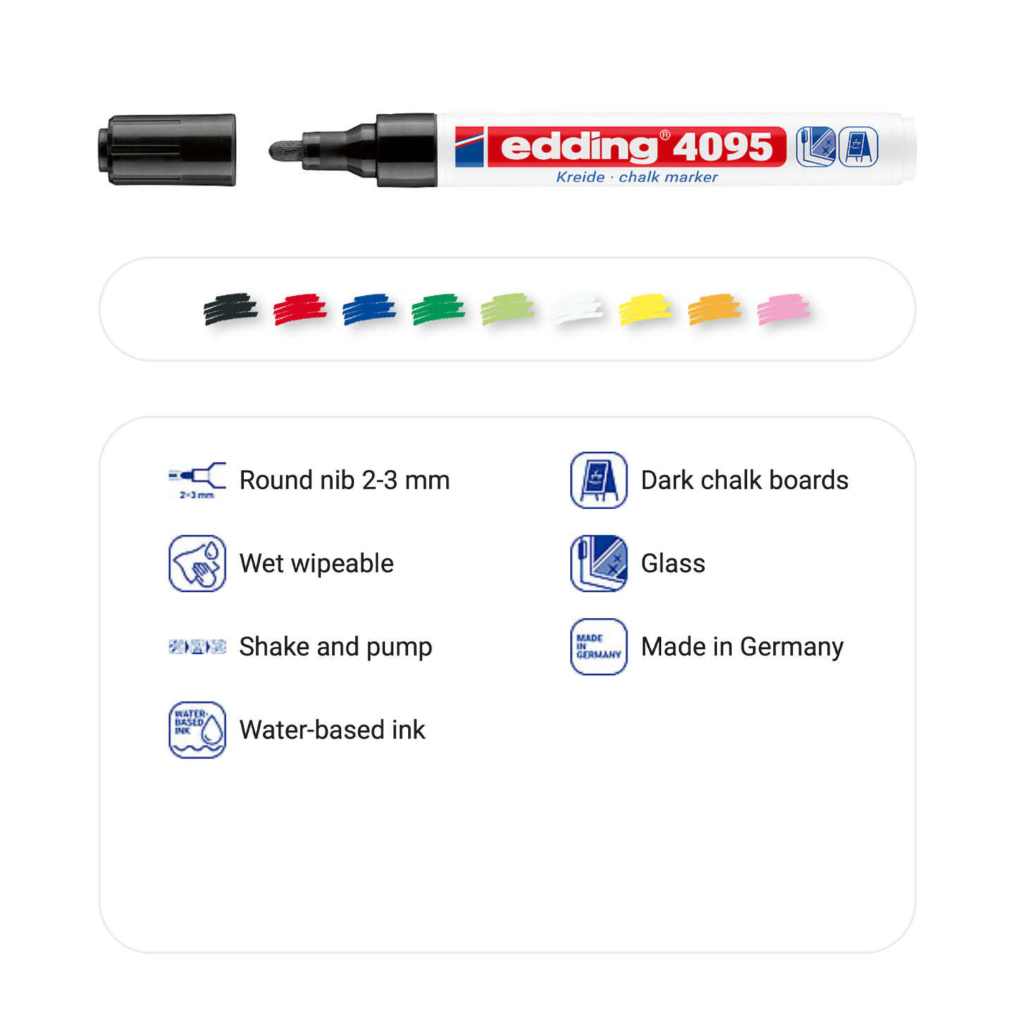 edding 4095 chalk marker 